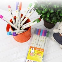 동아 미피 노크식 유성볼펜00032588 0.5그린, 1개, 색상