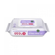 유한킴벌리 그린핑거 유아용품 소독티슈 캡형 50매X5팩, 30팩