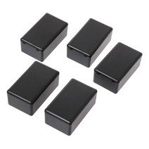 정션박스 분전함60x36x25mm 블랙 컬러 언션 박스 5 개/1 세트 전기 플라스틱 방수 프로젝트 정션, 01 BK