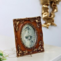 (kkjj389)마리 타원액자 2x3 앤틱브라운, 선택완료