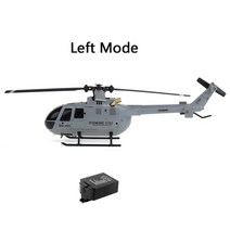 레이싱 RC 드론 eachine e120 헬리콥터 2.4g 4ch 6축 자이로 옵티컬, 왼쪽 모드 1 배터리