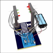 과학실험키트-브레드보드 횡단보도 신호등