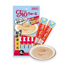 이나바 챠오츄루 고양이 간식 혼합맛 10종콤보, 이나바차오츄르, 헤어볼케어 참치(101)4px10팩