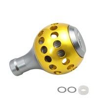 EKFan-베이트캐스팅 스피닝 낚시 릴 핸들 노브 30MM 알루미늄 합금 800-3000 시리즈 1 피스, [04] gold