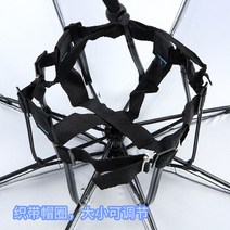낚시 파라솔 우산 모자 머리 장착형 3단 초대형 야외 위생용 비가 오나 눈이 방수 및 자외선 차단, [11] 강화된 자외선 차단 블랙 비닐 네이비 스트라이