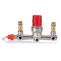 공기 압축기 압력 제어 스위치 밸브 게이지 블 Presión 디스플레이 90-120 PSI, 01 Type A