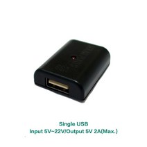 태양 광 컨트롤러 -C QC 3.0 PD 충전 인버터 전압 안정기 DIY 전지 패널 충전기 휴대 전화, [02] Single USB