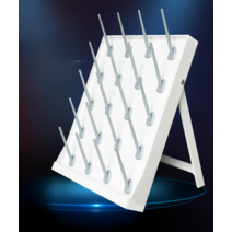 비커 홀더 초자건조대 시험관 탁상용 과학실 스틱 랙, 이동식 드립 스탠드 30 필러