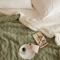 부드러운 양고기 양모 담요 겨울 침대 시트 사무실 레저 낮잠 담요 소파 담요 더블 레이어 따뜻한 캐시미어
