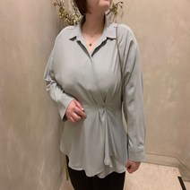 룩엣미 엔젤 프릴 셔링 랩블라우스