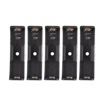 AA / 1.5V / PP3 배터리 홀더 / 커넥터 동봉 또는 스위치 열기 배터리 홀더 AA X 1 개 홀더 PCB 금액 : 5, 하나, 블랙 + 슬리버