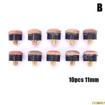 당구큐 다이 그립 공 큐대 당구책 10Pcs 블랙 8 당구 큐 용품 헤드 액세서리 10mm 11mm 12mm 13mm 스크류, 10개 11mm