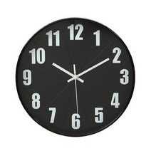 원형 벽시계 블랙 벽거리시계 거실 고급 인테리어벽시계