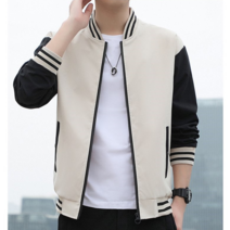 Prosekor 남성 야구복 점퍼 캐주얼 유니폼 재킷 야구점퍼 자수 루즈핏