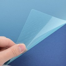 현대오피스 비닐커버 사선녹색 PP 0.5mm A4 - (표지/비닐표지/제본기소모품/제본기/사무기기/사무용품)