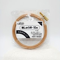 퀼트나인 크로바 나무 수틀 10cm 원목 자수틀 원형 프랑스자수