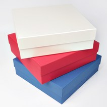 하드케이스 상하분리형 상자 (선물상자) 큰박스 큰선물상자 싸바리 큰선물박스, 1개, 17호-450×300×200mm(화이트)