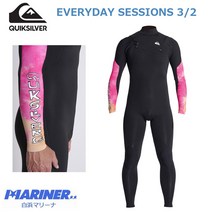 [엔트리로 2점 5배 3점 10배 22일 20시~] QUIKSILVER 퀵 실버 3 mm2mm 맨즈 웨트 슈트 풀 슈트 에브리데이 세션즈 QWT221901 32 EVERYDAY SESSIONS 3밀리 2밀리