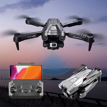 Z908 프로 4K HD 150도 듀얼카메라 항공촬영 장애물 회피 입문용 연습용 토이드론, 그레이, 배터리팩x3