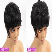 웨이브 정수리 부분 가발 블랙 다크 브라운 인모 원형 탈모 엠자 커버 가르마 연출 패션 미용 소품 헤어 셀프 덧 붙임 머리 여우 붙이는 아기 반가발 앞 뒷머리 옆머리 흰머리 새치, 다크브라운