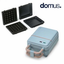 도무스 브뤼셀 샌드위치 와플메이커 스카이블루, 단품