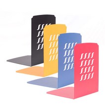 북앤드 중/1세트2개입/북엔드/책꽂이/북스탠드/북마크/거치대/책받침대/독서대/책진열장/책장/조립식책꽂이, 노랑