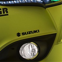 자동차 스즈키 로고 글씨 스티커 장식 데칼스티커 몰딩 예쁜스티커 자동차용품 시트지, 1개, 레드