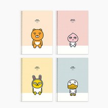 카카오프렌즈 스프링 연습장, 카카오 프렌즈 스프링 연습장 - 라이언