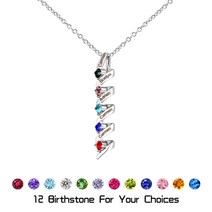 가정용nas 나스 nas 외장 하드 서버 구축 어머니의 날 선물 맞춤형 가족 이름 목걸이 Birthstone Spiral Vo, 01 Silver color_04 5 names