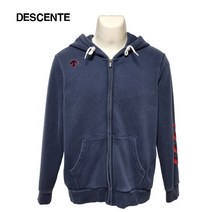 데상트스포츠 기본로고 데일리 후드 집업 95 (3287)