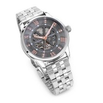 폭스바겐 오토매틱시계 스켈레톤 미요타 메탈 디버클 밴드 추가 증정