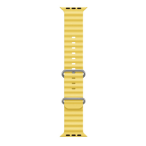 NUBASE 애플워치 8 울트라 호환 오션밴드 (41/45/49mm), 38/40/41mm, 옐로우