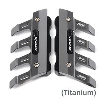 오더봇 2021 xmax300 프론트 쇼바 가드 엑스맥스300 휀다 커버 날개 펜더 튜닝 용품 17년식이상, 티타늄