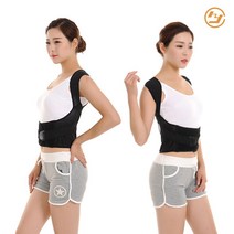 [스포츠레저] 바른자세보정밴드 어깨 허리 굽은등 체형보정 벨트 [W275C1E], (01)바른자세교정밴드S