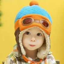 오뜨앙쥬 아동용 고글 스타일 귀달이 방한모자
