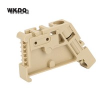 10Pcs EW35 엔드 클램프 WEIDMULLER 장착 NS35 Din 레일 SAK 터미널 블록 고정 커넥터 스토퍼 브래킷, [02] yellow