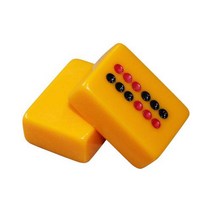 Pai Gow Domino Large Tian Kau Top Niu Guangdong Orange, 파이 고 오렌지