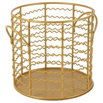 주방 크리 에이 티브 간식 과일 바구니 중공 아이언 홈 스토리지 바구니 주최자 골드, 보여진 바와 같이, 하나