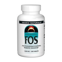 소스내추럴스 FOS (프락토 올리고당) 200 타블렛, 1병, 200정