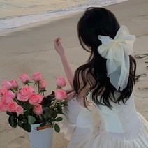 소이레스 새틴 머리핀 자동핀