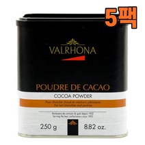 Valrhon 발로나 퓨어 코코아 파우더 250g, 5팩