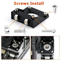 3D 프린터 스테퍼 모터 용 Z 축 스테핑 고정 홀더 브래킷 Ender3 V2 Ender 3 Pro Z-Rod 업그레이드 마운트, 한개옵션0