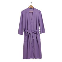 똑소녀 프리미엄 호텔 샤워가운 여름용 (남여공용), M, 퍼플