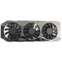 조텍 ZOTAC GeForce GTX 970 용 비디오 카드 GPU 방열판 교체 그래픽 4GB AMP 75mm GTX970, [01] 없음 RGB, [01] Black