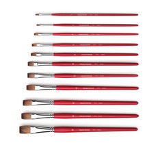 화홍 771F 수채화붓 (평붓) 천연모 4-20호 수채화 일러스트 회화 붓, 12호(54067)