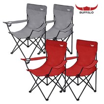 [버팔로] H슬림체어 2개세트 / 접이식캠핑의자 낚시의자, 색상:01.버팔로 H슬림체어_그레이 2개, 단품