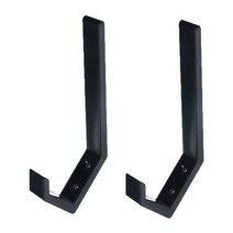 침실 거실에 대 한 2 Pcs 오토바이 헬멧 홀더 후크 디스플레이 랙 옷걸이, 블랙