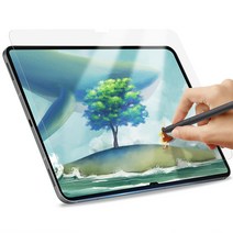 페이퍼 텍스처 태블릿 필름을 적용한 드로잉 필름 적용하삼성 탭 S8 울트라 타입 종이 필름 지문 방지, 투명 종이 필름