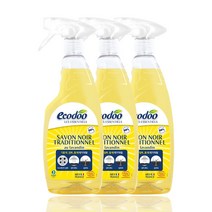 에코두 프랑스 다목적 키친클리너 (부엌 인덕션 하이라이트 후드 냉장고 전자레인지 에어프라이기), 750ml, 3개