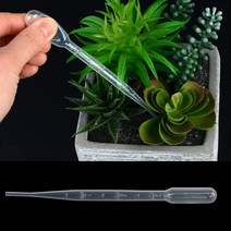 골든트리 소분용 원예 플라스틱 눈금 스포이드 3ml 10개입 1세트 액체 비료, 투명 3ml 10개입 1세트
